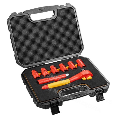 NEO TOOLS 01-307 Klucze nasadowe 1000V 8 elementów dla elektryków NEO TOOLS 01-307 Klucze nasadowe 1000V 8 elementów dla elektryków