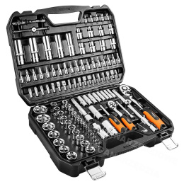 NEO TOOLS 08-666 Klucze nasadowe 110elm 25 lat gwarancji