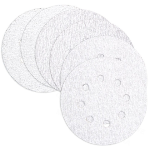 KRĄŻKI ŚCIERNE 150mm P150 5szt 6-OTWORÓW KRĄŻKI ŚCIERNE 150mm P150 5szt 6-OTWORÓW