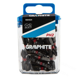 Bity udarowe PH2 x 25 mm, 20 szt. 56H531