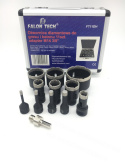 FT11DH OTWORNICE DIAMEN. DO GRESU 11szt + ADAPTER