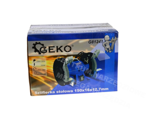 G81241 SZLIFIERKA STOŁOWA 150x16x12,7 150W G81241 SZLIFIERKA STOŁOWA 150x16x12,7 150W