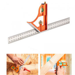 NEO TOOLS Kątownik wielofunkcyjny 30cm miara wikiel 72-125