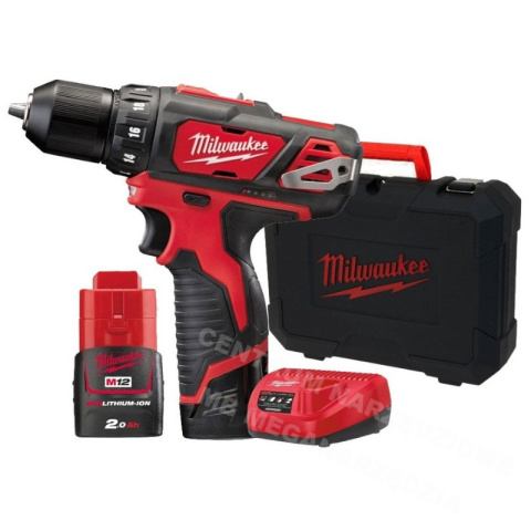 MILWAUKEE WKRĘTARKA 12V 30Nm 2x2,0Ah M12BDD-202C MILWAUKEE WKRĘTARKA 12V 30Nm 2x2,0Ah M12BDD-202C