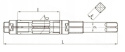 ROZWIERTAK NASTAWNY HSS 15,25 - 17 mm NRZe