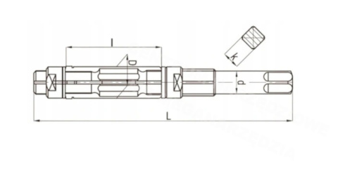 ROZWIERTAK NASTAWNY HSS 29,5 - 33,5 mm NRZe ROZWIERTAK NASTAWNY HSS 29,5 - 33,5 mm NRZe