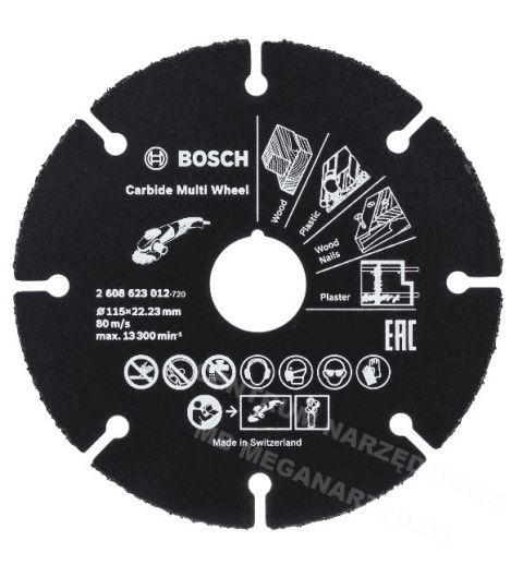 SZLIFIERKA KĄT. 125mm 900W BOSCH GWS + TARCZA MULT SZLIFIERKA KĄT. 125mm 900W BOSCH GWS + TARCZA MULT