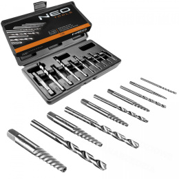 NEO TOOLS Wykrętarki do urwanych śrub 10 sztuk 09-609