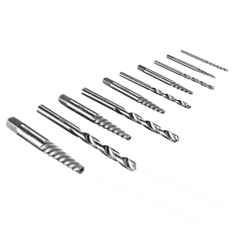 09-609 KPL. WYKRĘTAKÓW DO URWANYCH ŚRUB 10szt NEO TOOLS 09-609 KPL. WYKRĘTAKÓW DO URWANYCH ŚRUB 10szt NEO TOOLS