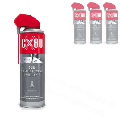 CX-80 Olej do gwintowania wiercenia skrawania spray 500ml