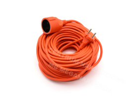 PRZEDŁUŻACZ OGRODOWY BUDOWLANY 30m 2x1,0 10A KABEL