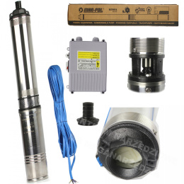 M79914 POMPA GŁĘBINOWA 4QJD 0,75kW + COTROL BOX