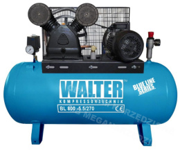 KOMPRESOR SPRĘŻARKA 270L 10 BAR 800 l/min WALTER