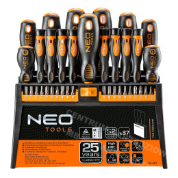 NEO TOOLS 04-210 Zestaw wkrętaków i końcówek 37 elementów