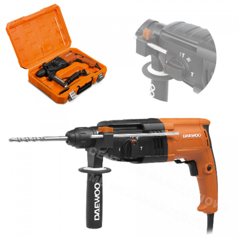 MŁOTOWIERTARKA UDAROWA SDS+ 680W MŁOT 3,11 J 3L GW DAH 820 DAEWOO MŁOTOWIERTARKA UDAROWA SDS+ 680W MŁOT 3,11 J 3L GW DAH 820 DAEWOO