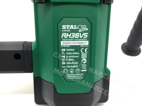 MŁOT UDAROWY 1500W SDS+ RH36VS STALCO PREMIUM MŁOT UDAROWY 1500W SDS+ RH36VS STALCO PREMIUM
