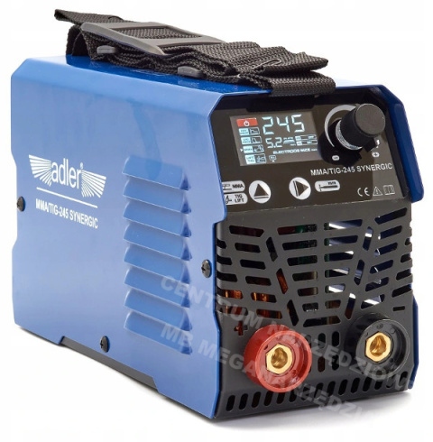 ADLER MMA/TIG-245 SPAWARKA SYNERGIC 245A ADLER MMA/TIG-245 SPAWARKA SYNERGIC 245A