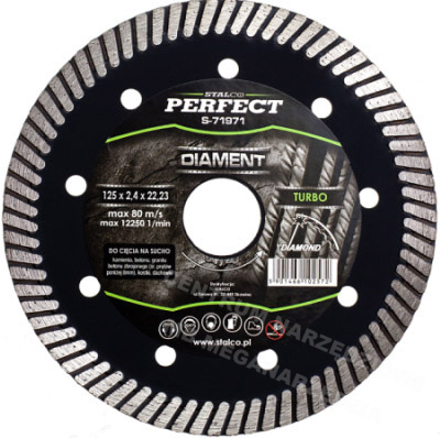 S-71971 TARCZA DIAMEN. 125mm TURBO PERFECT S-71971 TARCZA DIAMEN. 125mm TURBO PERFECT