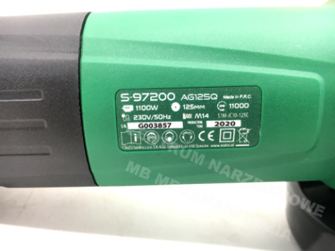 STALCO Szlifierka kątowa 125mm 1100W diax kątówka STALCO Szlifierka kątowa 125mm 1100W diax kątówka