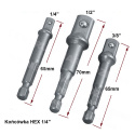 ADAPTERS FOR 1/4 "3/8" 1/2 "FT015038 SCREWDRIVER