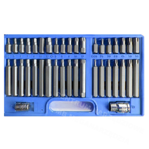 ZESTAW KLUCZY BITÓW TORX IMBUS SPLINE HEX 40SZT ZESTAW KLUCZY BITÓW TORX IMBUS SPLINE HEX 40SZT