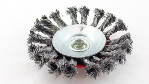 WIRE BRUSH 115mm M14 BRAIDED WIRE BRUSH 115mm M14 BRAIDED