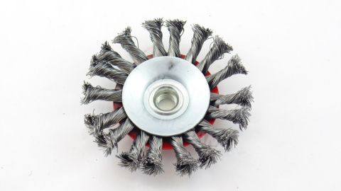 WIRE BRUSH 115mm M14 BRAIDED WIRE BRUSH 115mm M14 BRAIDED