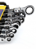 7 PIECE RATCHET RING WRENCHES BROKEN