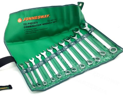 JONNESWAY Klucze płasko-oczkowe zestaw kluczy 12 elementów 8 - 22mm W26112S JONNESWAY Klucze płasko-oczkowe zestaw kluczy 12 elementów 8 - 22mm W26112S