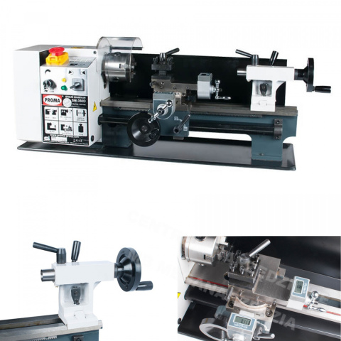 PROMA Minitokarka 350 mm z odczytem cyfrowym SM-350D PROMA Minitokarka 350 mm z odczytem cyfrowym SM-350D