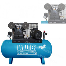 KOMPRESOR SPRĘŻARKA 270L 9 BAR 500 l/min WALTER