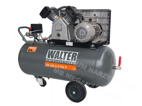 WALTER KOMPRESOR 50L 10 BAR 400V GK 420-2,2/50 WALTER KOMPRESOR 50L 10 BAR 400V GK 420-2,2/50