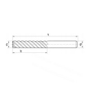 BETA FREZ PILNIK DO METALU KULKA 12mm WIDIOWY HSS
