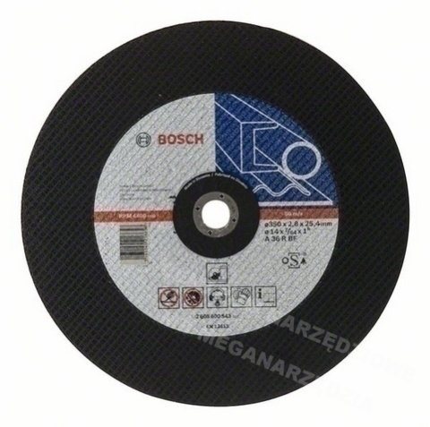 BOSCH Tarcza do metalu 350x2,8x25,4 2608600543 BOSCH Tarcza do metalu 350x2,8x25,4 2608600543