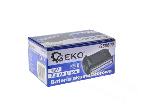 G80600 BATERIA AKUMULATOR 18V 2,0 Ah Li-ion G80600 BATERIA AKUMULATOR 18V 2,0 Ah Li-ion