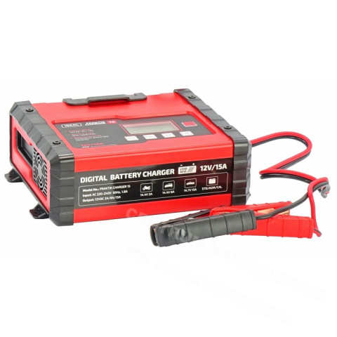 PRAKTIK CHARGER 15 LCD 12V PCHARGE15 PRAKTIK CHARGER 15 LCD 12V PCHARGE15