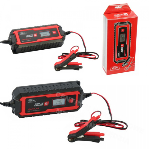 PRAKTIK CHARGER 4 LCD 6/12V PCHARGE4V2 PRAKTIK CHARGER 4 LCD 6/12V PCHARGE4V2