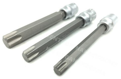 KLUCZE TRZPIENIOWE TORX TORKSY DŁUGIE 7szt T25-T60 KLUCZE TRZPIENIOWE TORX TORKSY DŁUGIE 7szt T25-T60