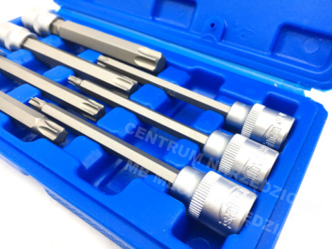 KLUCZE TRZPIENIOWE TORX TORKSY DŁUGIE 7szt T25-T60 KLUCZE TRZPIENIOWE TORX TORKSY DŁUGIE 7szt T25-T60