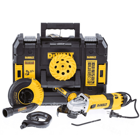 DEWALT Szlifierka kątowa do betonu 125mm 1500W DWE4257KT DEWALT Szlifierka kątowa do betonu 125mm 1500W DWE4257KT