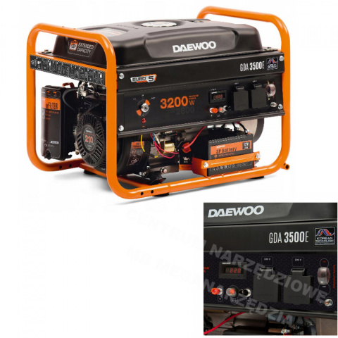 AGREGAT PRĄDOTWÓRCZY 230V 3,2KW GENERATOR E-START