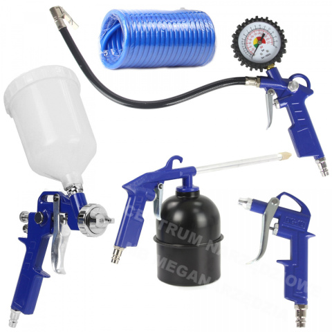 ZESTAW MALARSKI 5el PISTOLET OLIWIARKA PRZEDMUCH M80710M ZESTAW MALARSKI 5el PISTOLET OLIWIARKA PRZEDMUCH M80710M