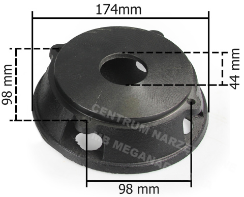 PODSTAWA DO POMPY ROZDRABNIACZA M798701 PODSTAWA DO POMPY ROZDRABNIACZA M798701