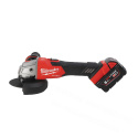 MILWAUKEE Angle Grinder 125mm 18V Angle Grinder 2x Battery 5.0Ah M18FSAG125XB-502X