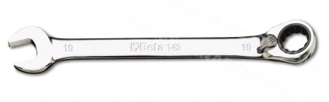 BETA KLUCZ PŁASKO-OCZKOWY Z DWUKIERUNKOWYM MECHANIZMEM ZAPADKOWYM 15mm BETA KLUCZ PŁASKO-OCZKOWY Z DWUKIERUNKOWYM MECHANIZMEM ZAPADKOWYM 15mm