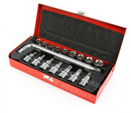 KLUCZE NASADOWE TORX BITY T30 - T70 ETORX E10- E24