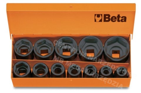 BETA NASADKI UDAROWE 1/2" W PUDEŁKU METALOWYM 12 elementów 720-C12 BETA NASADKI UDAROWE 1/2" W PUDEŁKU METALOWYM 12 elementów 720-C12