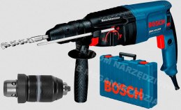 BOSCH MŁOTOWIERTARKA Z OPCJĄ KUCIA 800W 2,7J + DODATKOWY UCHWYT GBH 2-26 DFR BOSCH
