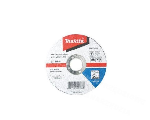 MAKITA TARCZA DO METALU A30S 125x2,5x22,2mm MAKITA MAKITA TARCZA DO METALU A30S 125x2,5x22,2mm MAKITA