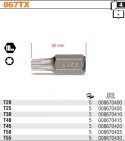 BETA KOŃCÓWKA WKRĘTAKOWA PROFIL TORX T30x30mm 10mm